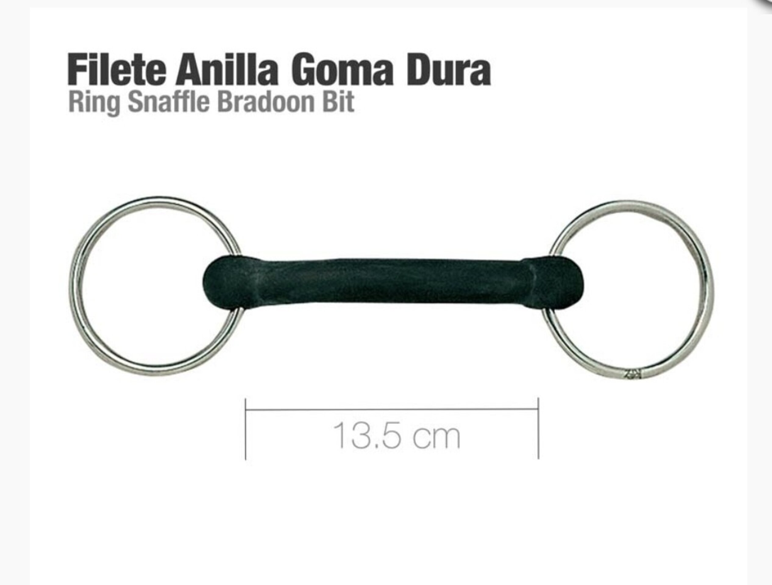FILETE ANILLA GOMA DURA INOXIDABLE - 3
