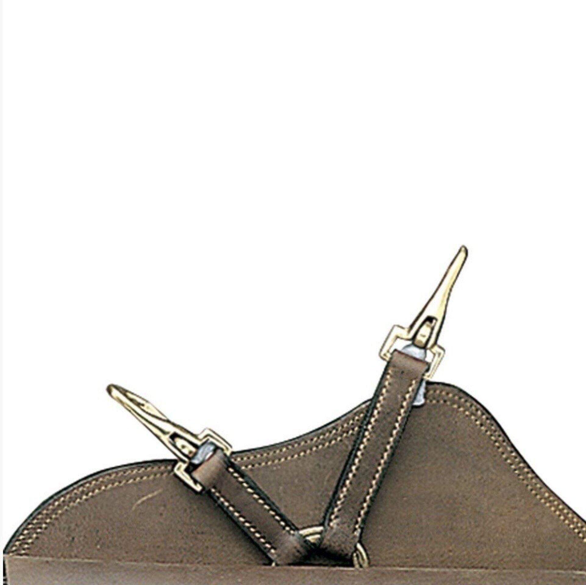 ALFORJA CUERO LATERAL CON MOSQUETÓN UNIDAD - 2